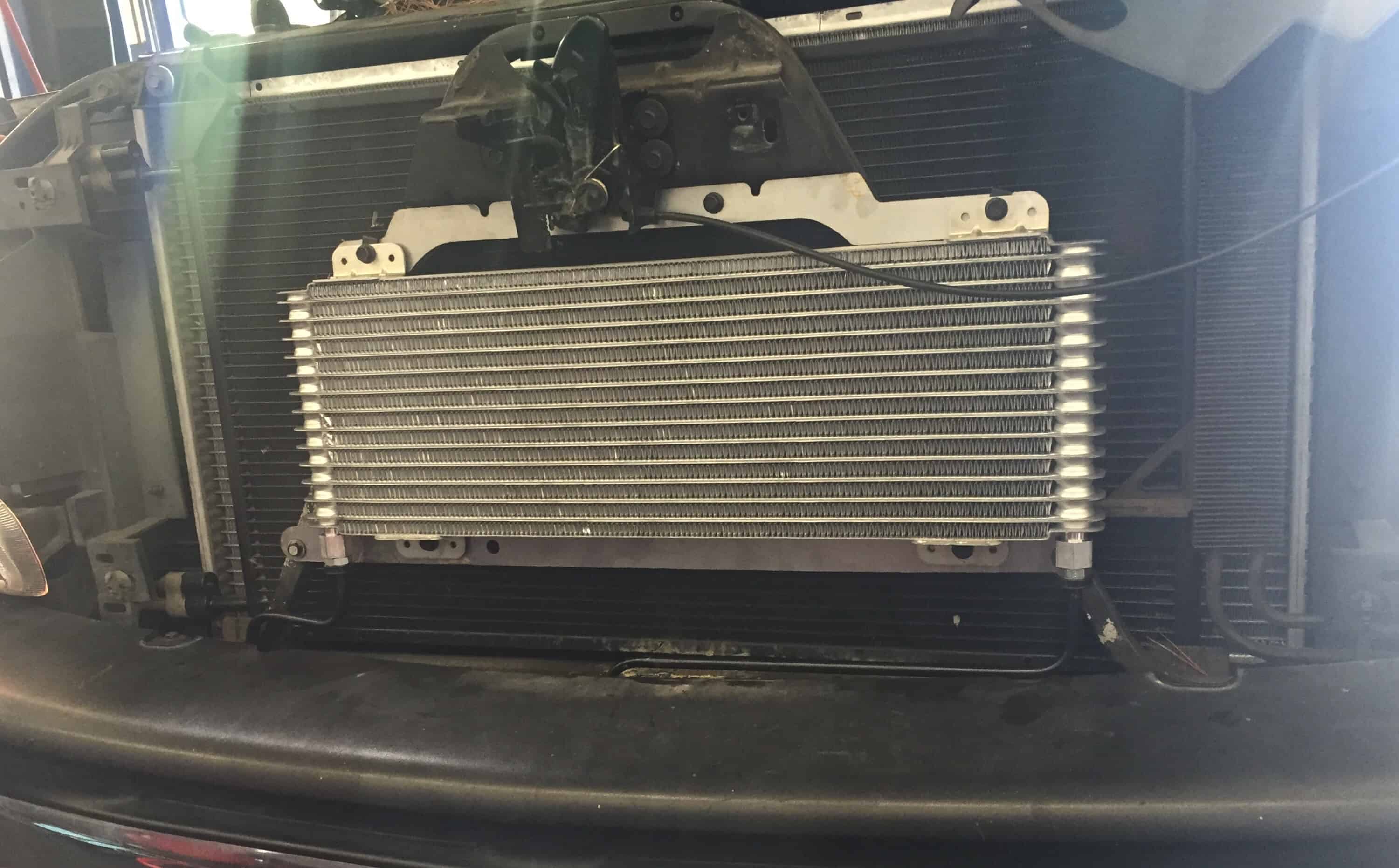 transmission cooler install