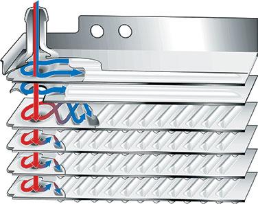 tru cool transmission coolers low pressure drop design diagram