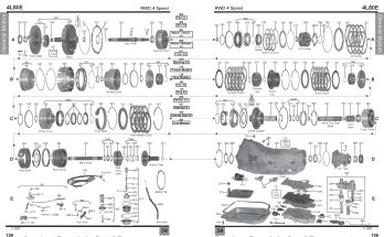 4l80e transmission parts internal parts diagram