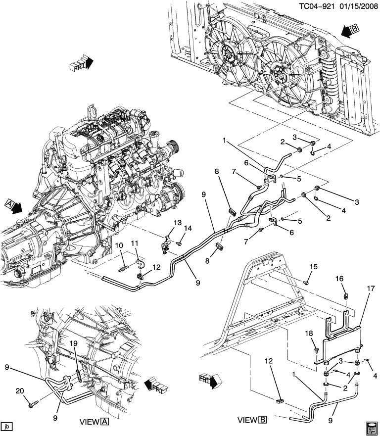 6l80 Transmission Cooler Line Diagram & Flow Direction