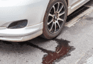 transmission fluid leak from under car
