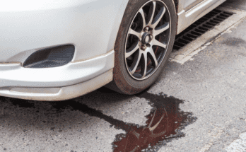 transmission fluid leak from under car